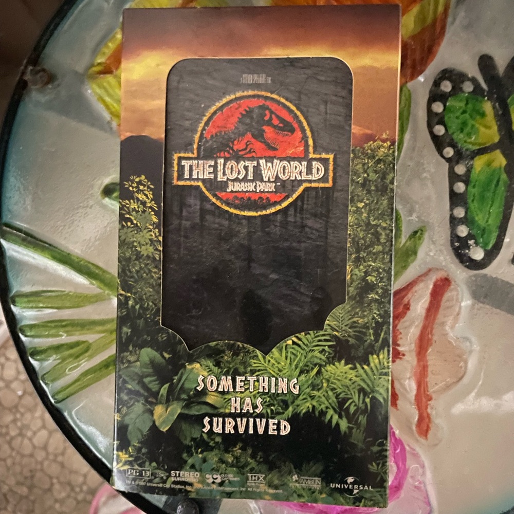 Vintage 90s The Lost World Jurassic Park vhs tape